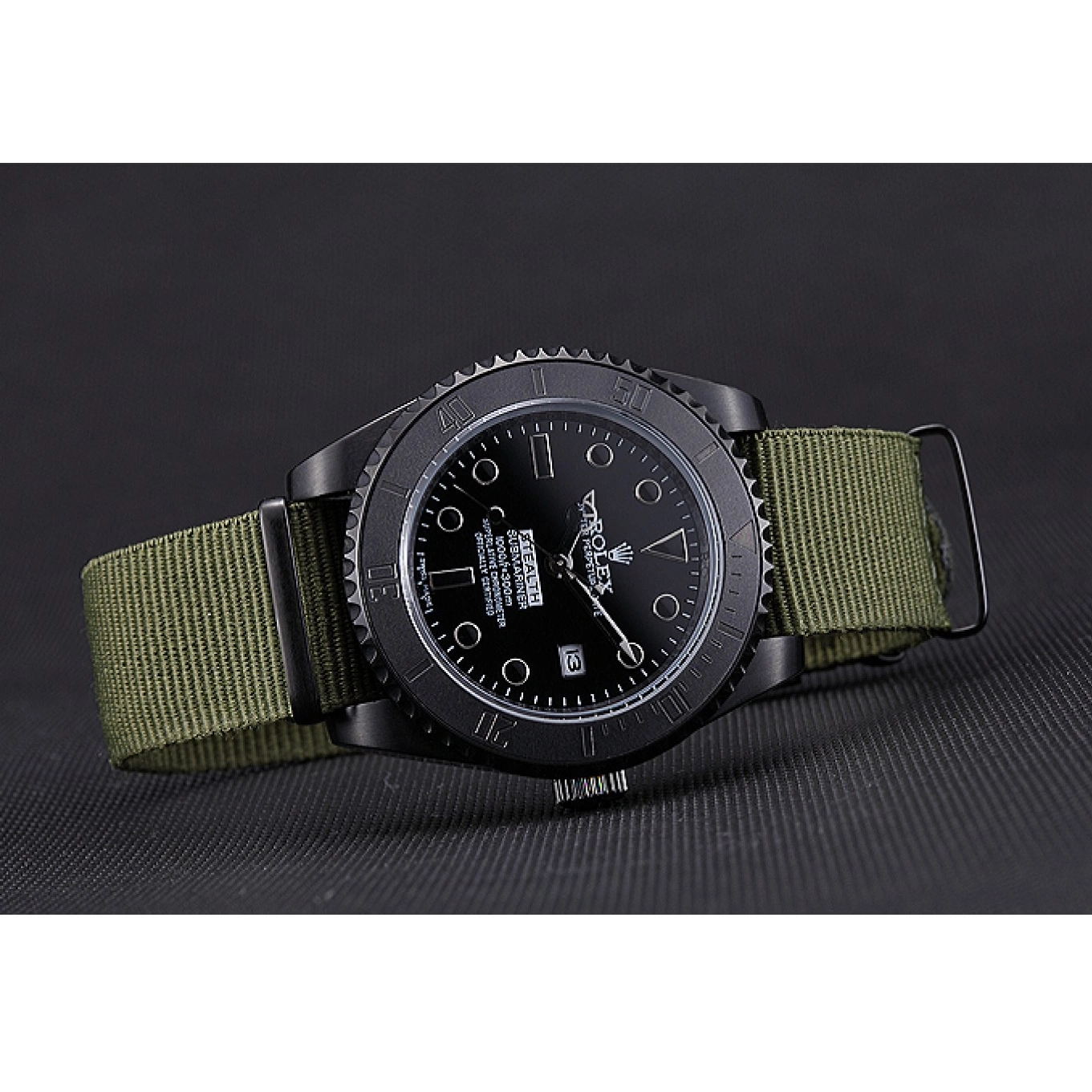 Aaa replica watch Submariner 621995 Olive Rolex Stealth 0524